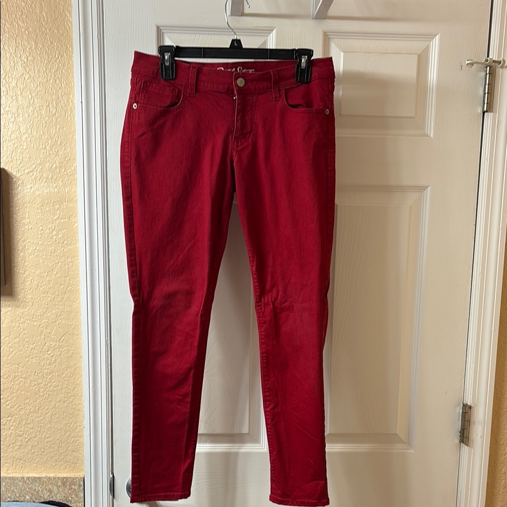 Old Navy Red Skinny Jeans for Women